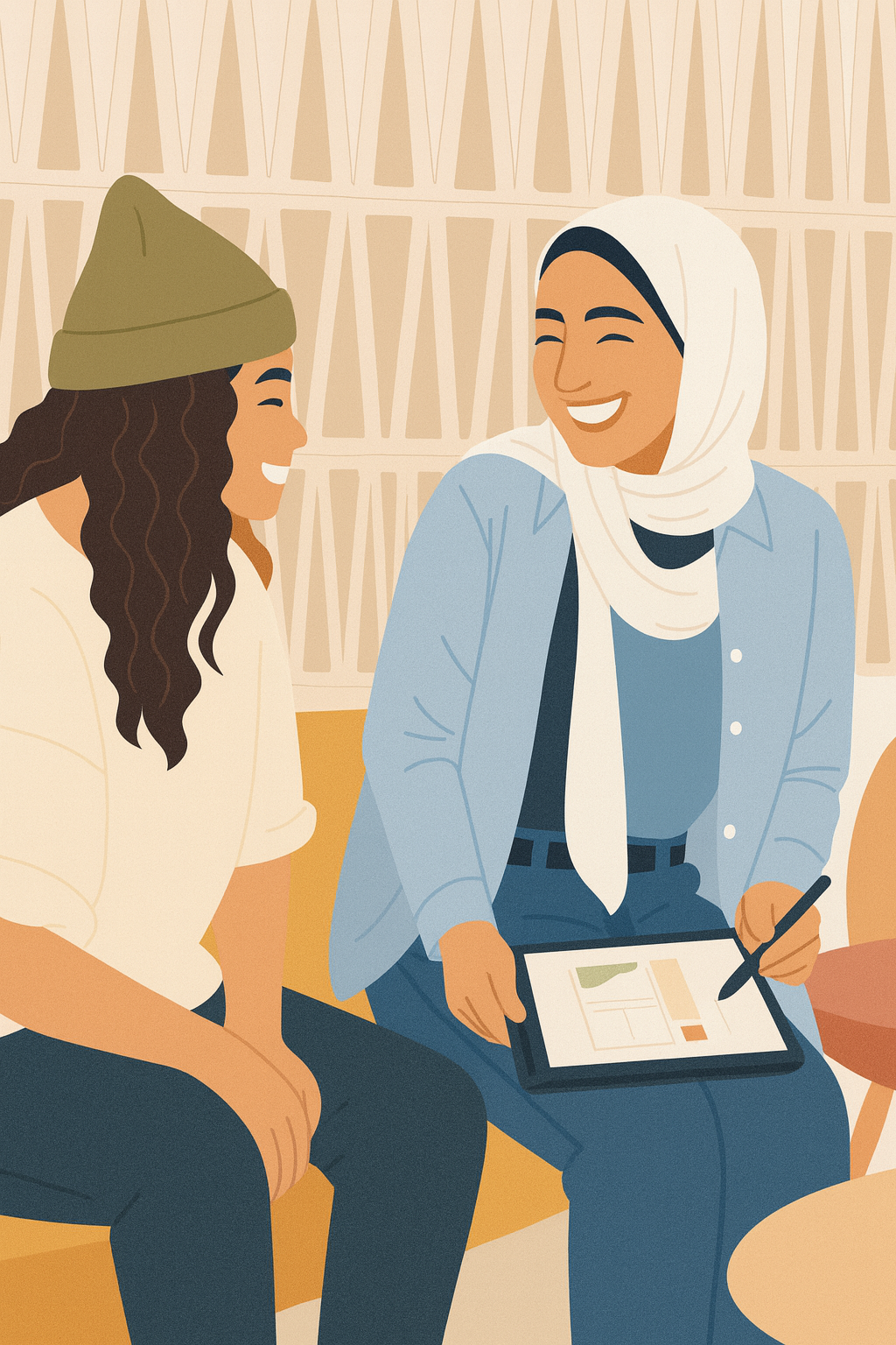 Dwie kobiety rozmawiające o inwestowaniu – społeczność Eleganckich Inwestorek