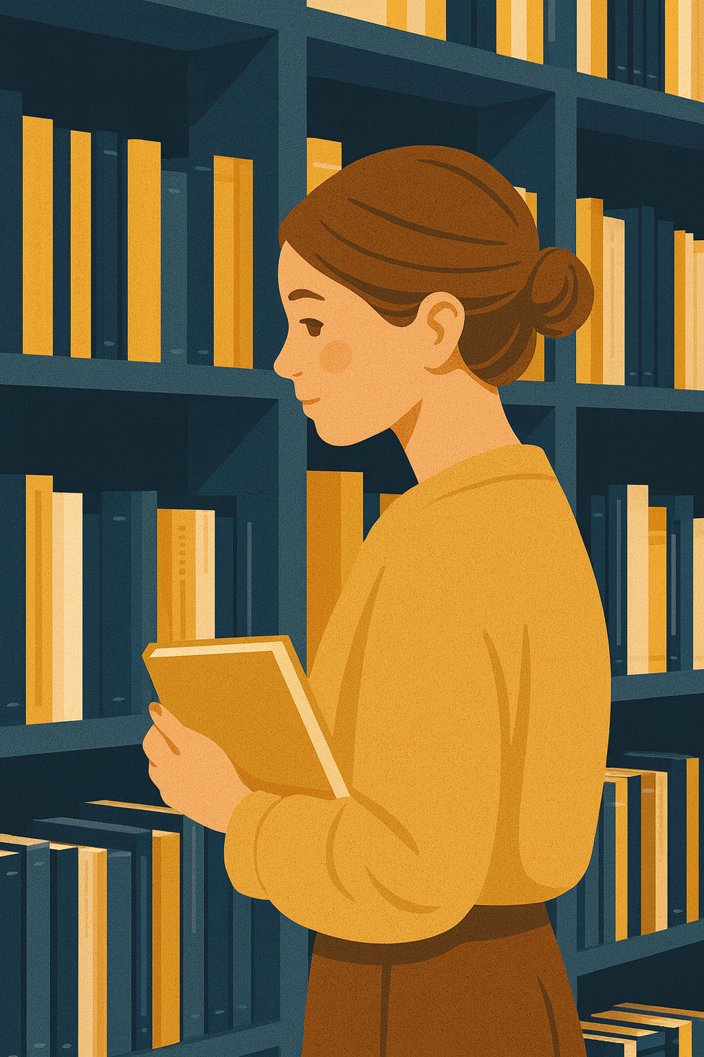 Kobieta czytająca materiały dotyczące inwestowania